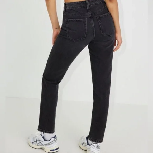 Garage black mom jeans, size 0 - Picture 2 of 7